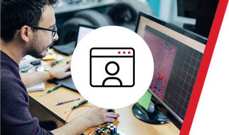 A person looking at a computer screen

AI-generated content may be incorrect.