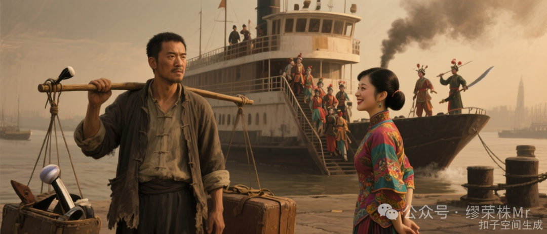 追随刀马旦跑码头