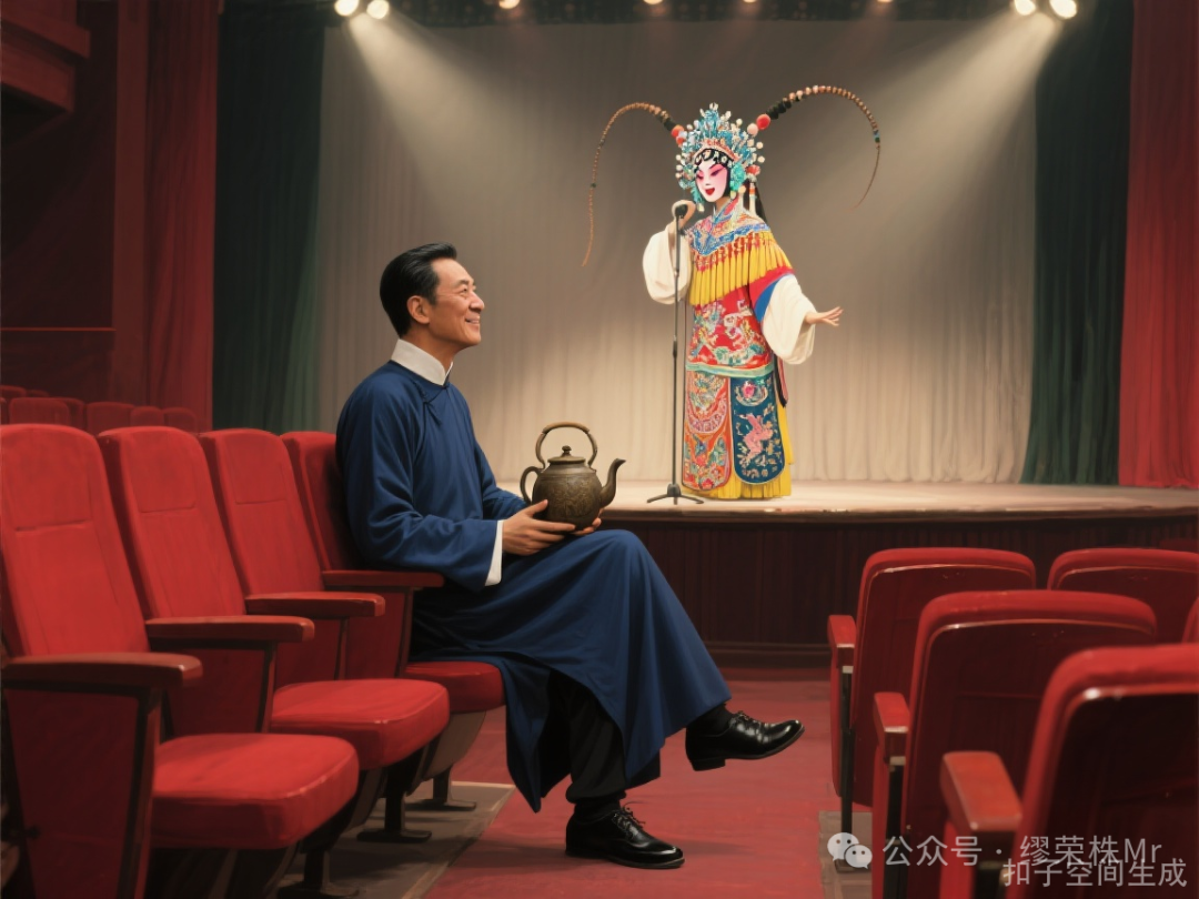 独包前三排看戏