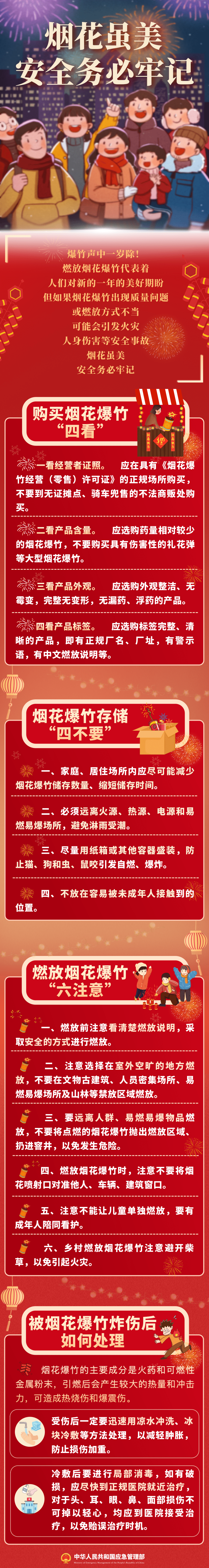 烟花爆竹安全提示!