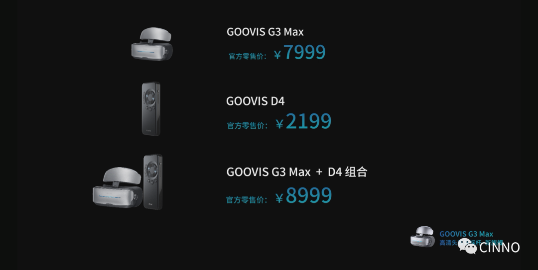 视涯供硅基OLED！GOOVIS G3 Max发布，售价7999元的图16