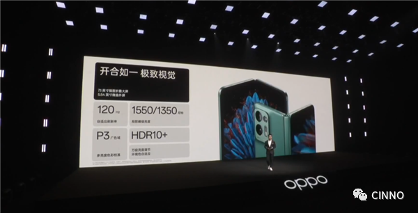 OPPO Find N2/Flip发布：7.1/6.8吋三星E6 OLED屏，5999元起的图7