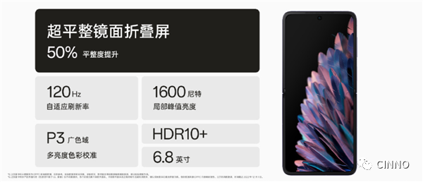 OPPO Find N2/Flip发布：7.1/6.8吋三星E6 OLED屏，5999元起的图20