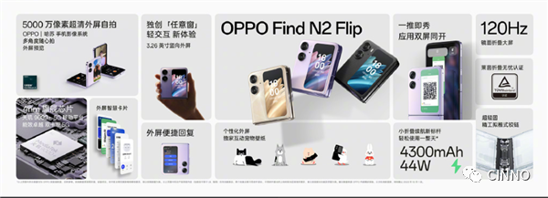 OPPO Find N2/Flip发布：7.1/6.8吋三星E6 OLED屏，5999元起的图28