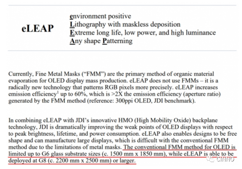 三星显示 | 正对JDI去除FMM的OLED屏eLEAP技术展开调研的图6