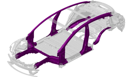 【报告6121】特斯拉Model3整车轻量化技术分析（14页可下载）的图23