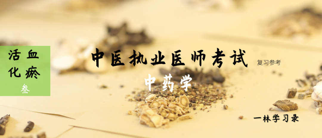 活血化瘀药（三）——《中药学》丨药名与功效的趣味记忆丨中医执业医师考试