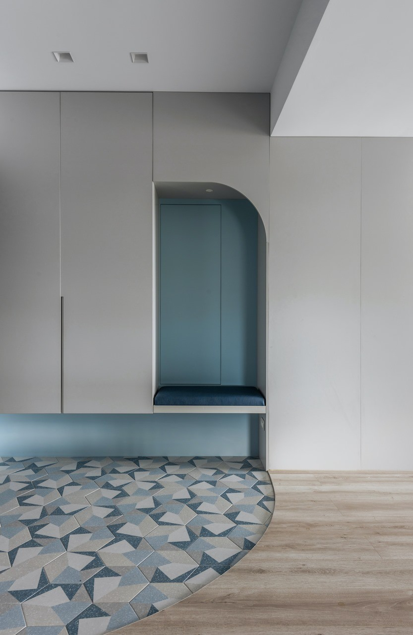 芈熊装饰 | 92㎡北欧风，蓝色能量