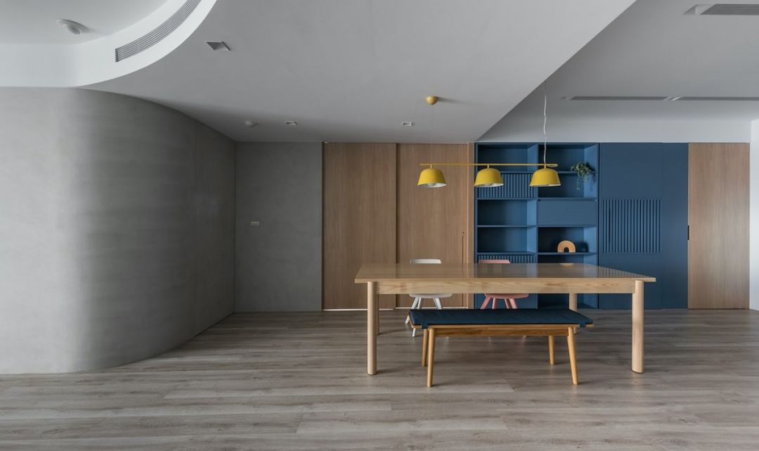 芈熊装饰 | 92㎡北欧风，蓝色能量