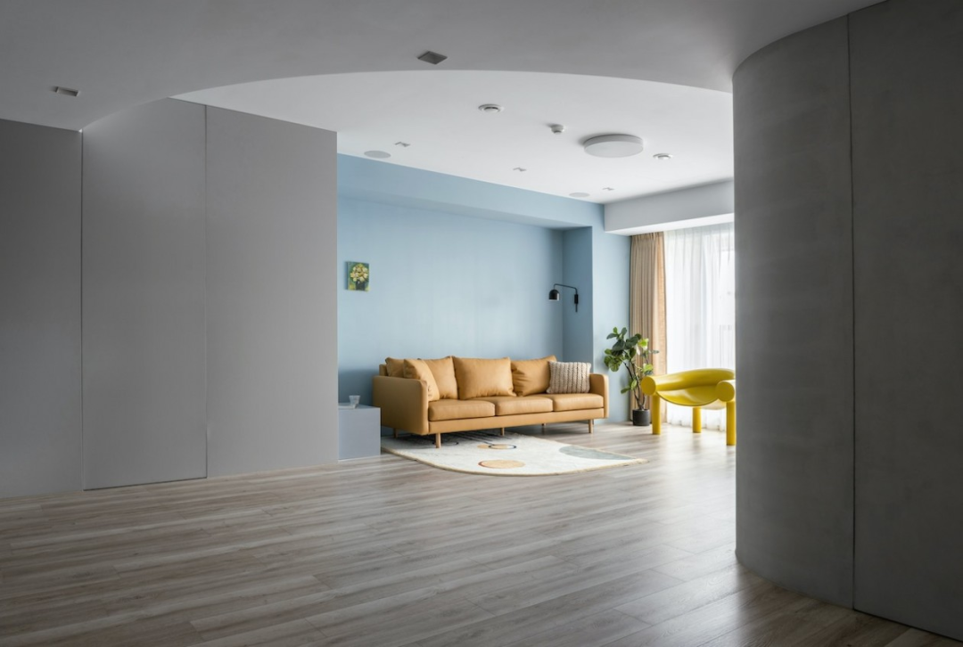 芈熊装饰 | 92㎡北欧风，蓝色能量