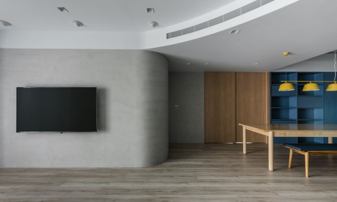 芈熊装饰 | 92㎡北欧风，蓝色能量