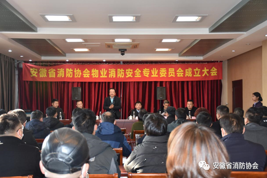 安徽省安全生产协会 安徽省消防协会物业消防安全专业委员会成立