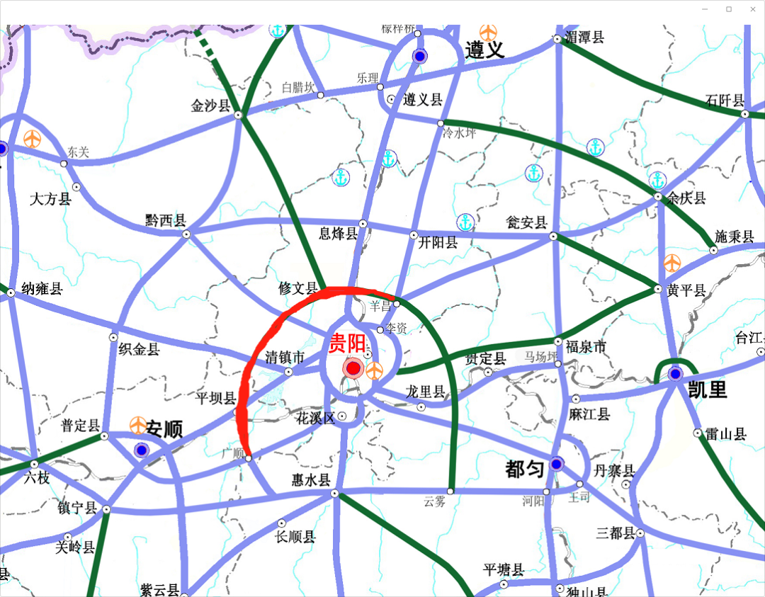 根據批覆內容,烏當(羊昌)至長順高速公路起於貴陽城區東北側烏當區羊