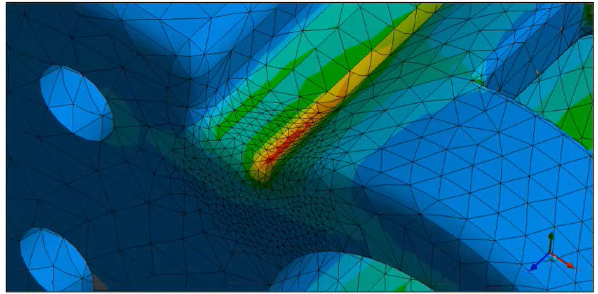 ANSYS Mechanical 2022 新功能：單元、接觸、斷裂力學、并行計算的圖6