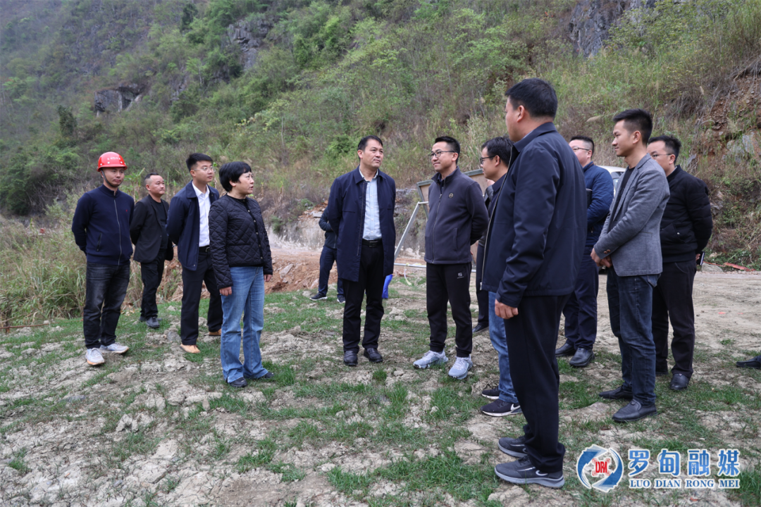 罗甸县委主要领导率队到乡镇调研水系连通及水美乡村项目建设