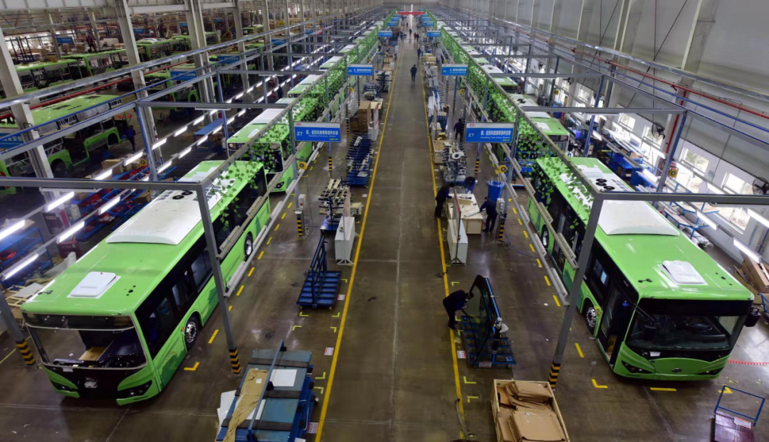 比亚迪生产一线