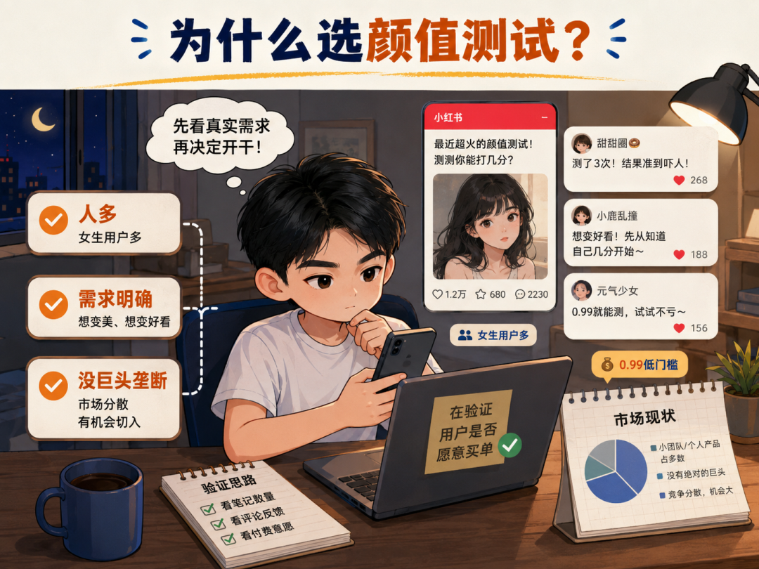 小红书颜值测试虚拟产品代发 0。99元睡后收入日赚800元 零代码可复刻