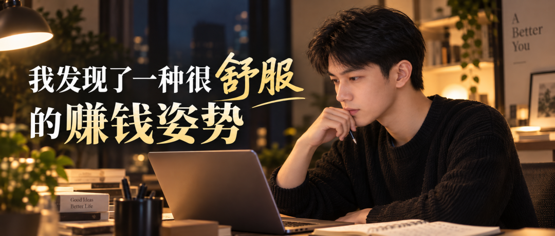 不想逼自己也能赚钱 找到适合性格的轻资产项目与长期做法