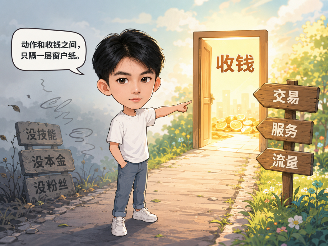 零基础无本金无粉丝可做的3种副业方向 信息差服务代做帮搞流量