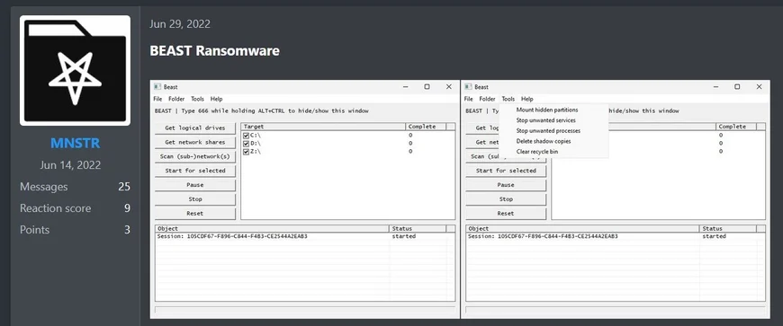【病毒分析】专挑制造业下手！揭秘BEAST图形化勒索软件（Windows版）的加密逻辑与免杀手段 - 信息安全知识库