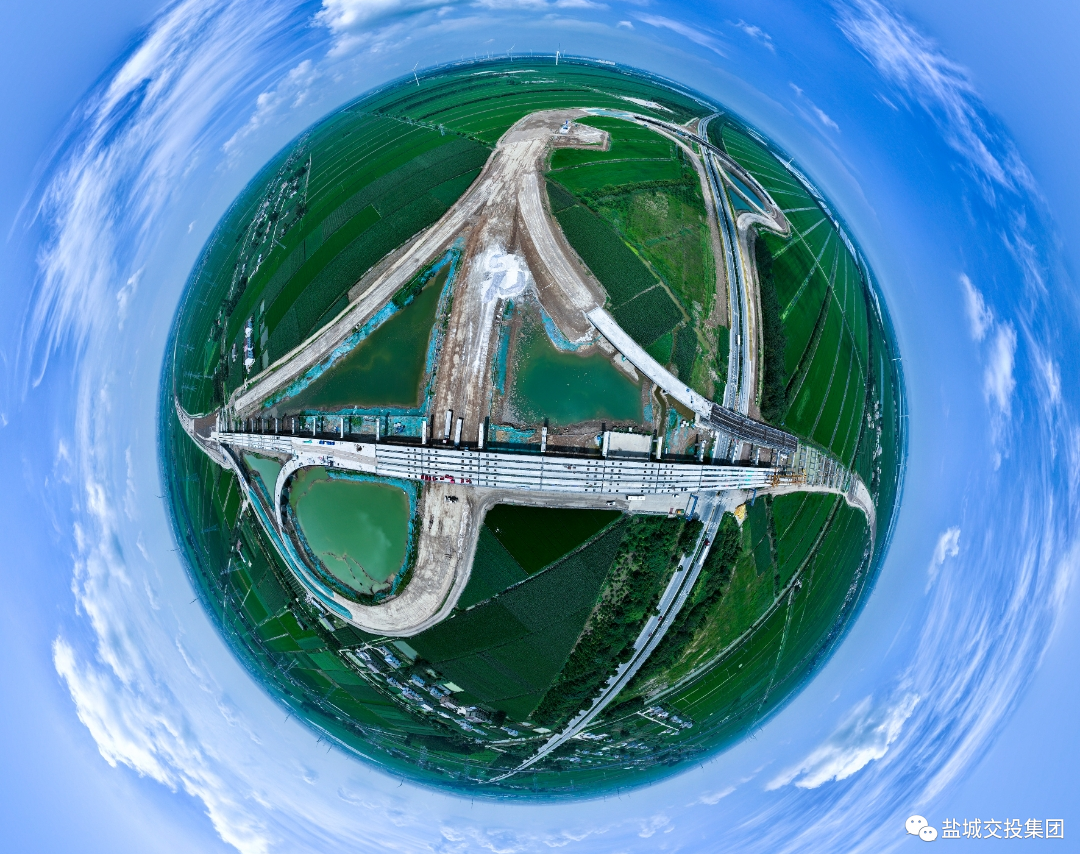 走基层拍一线零距离感受工程建设新进展滨淮高速盐城段