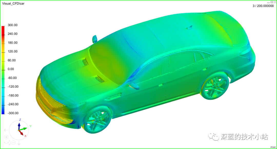 Visual-CFD&OpenFoam整车外流场仿真的图26