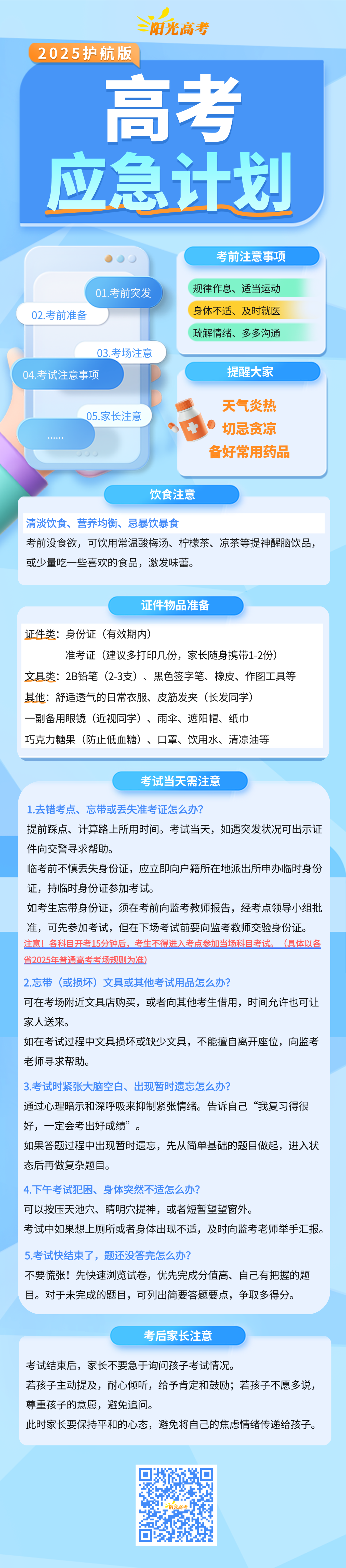 @全体高考生：这个应急锦囊，可能比知识点更重要！