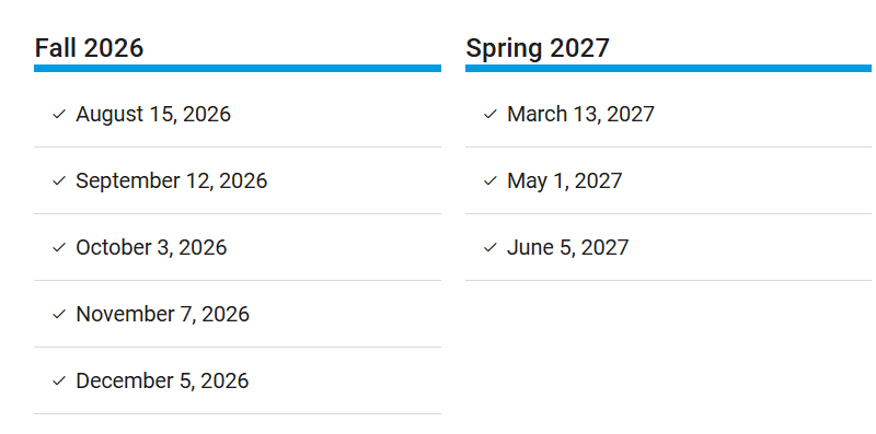6 2026年SAT考试时间安排最新公布！1.png