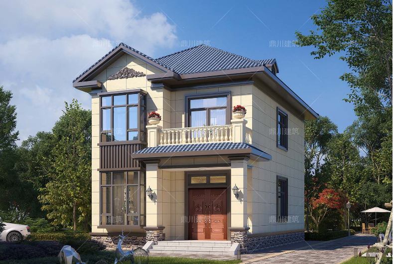 6套二层农村自建房,二开间小户型设计,好看不贵,人人都能建