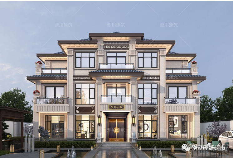 6款农村别墅,中式新中式欧式,盖出百万豪宅范,让全村人羡慕