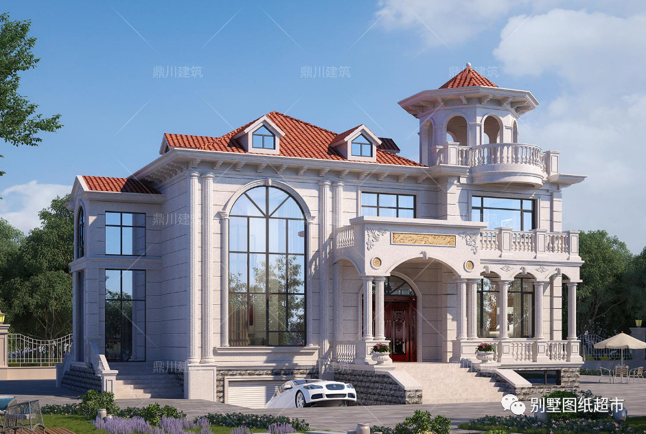 7款新农村别墅造型讲究外观大气精品设计适合农村建房