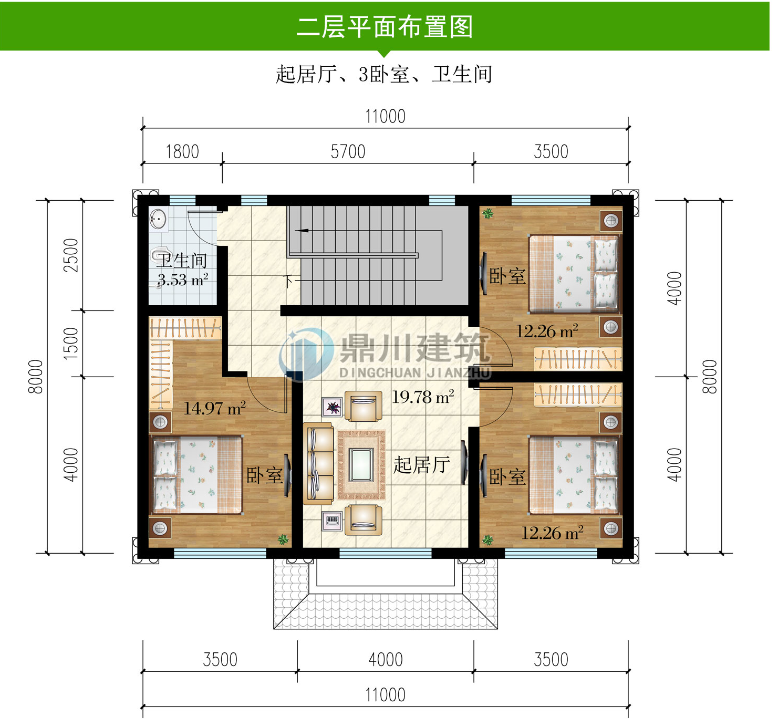 单间两层设计图图片