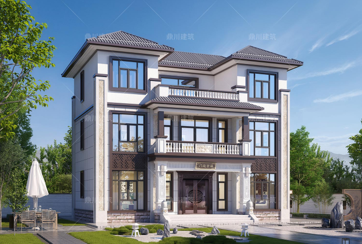 7款新中式别墅,秀雅大气,布局舒适,农村老家建一栋骄傲三代人