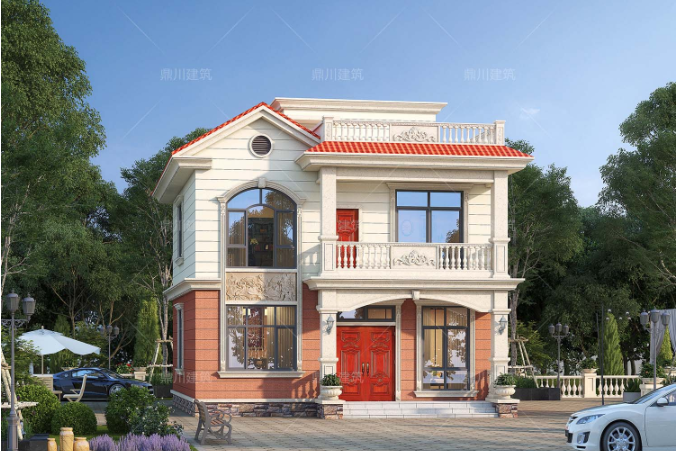 14款小户型二层别墅经典户型造价实惠家家都能建得起