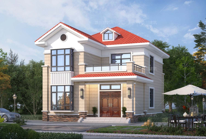 14款小户型二层别墅经典户型造价实惠家家都能建得起