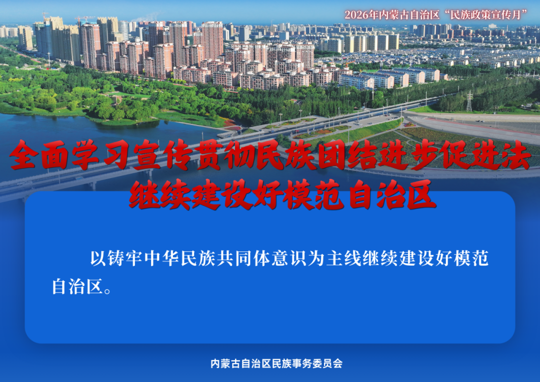 民族政策宣传月 | 2026年内蒙古“民族政策宣传月”海报来了 ！ 第17张