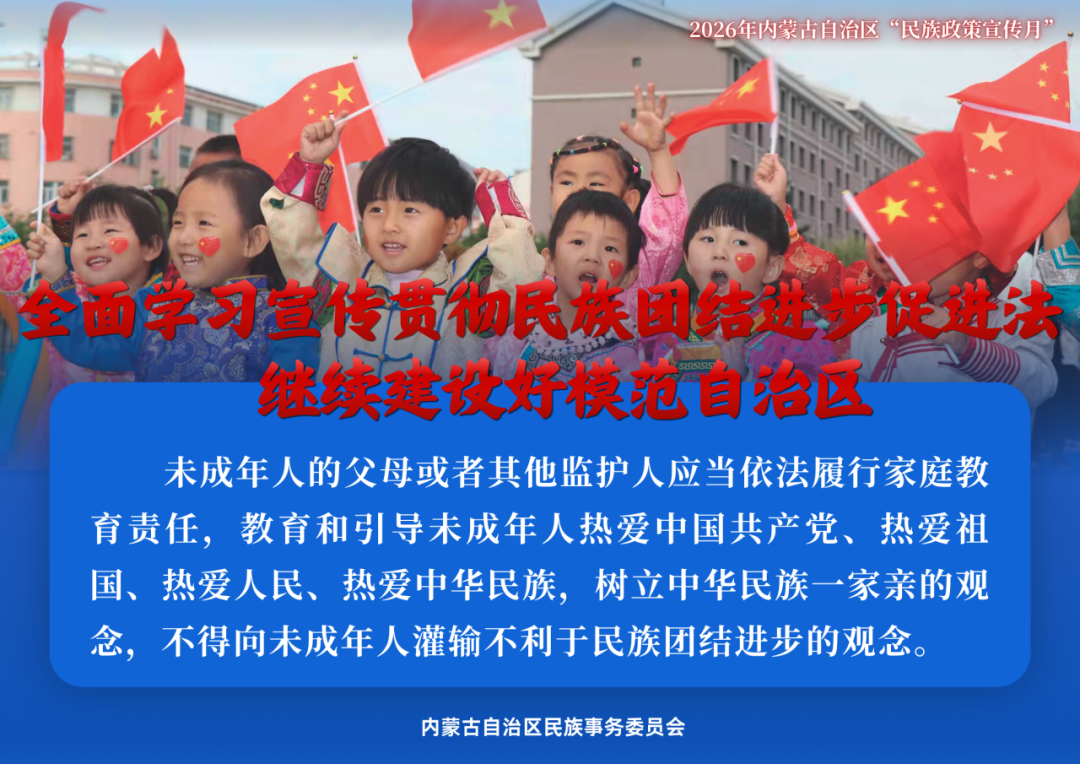 民族政策宣传月 | 2026年内蒙古“民族政策宣传月”海报来了 ！ 第10张