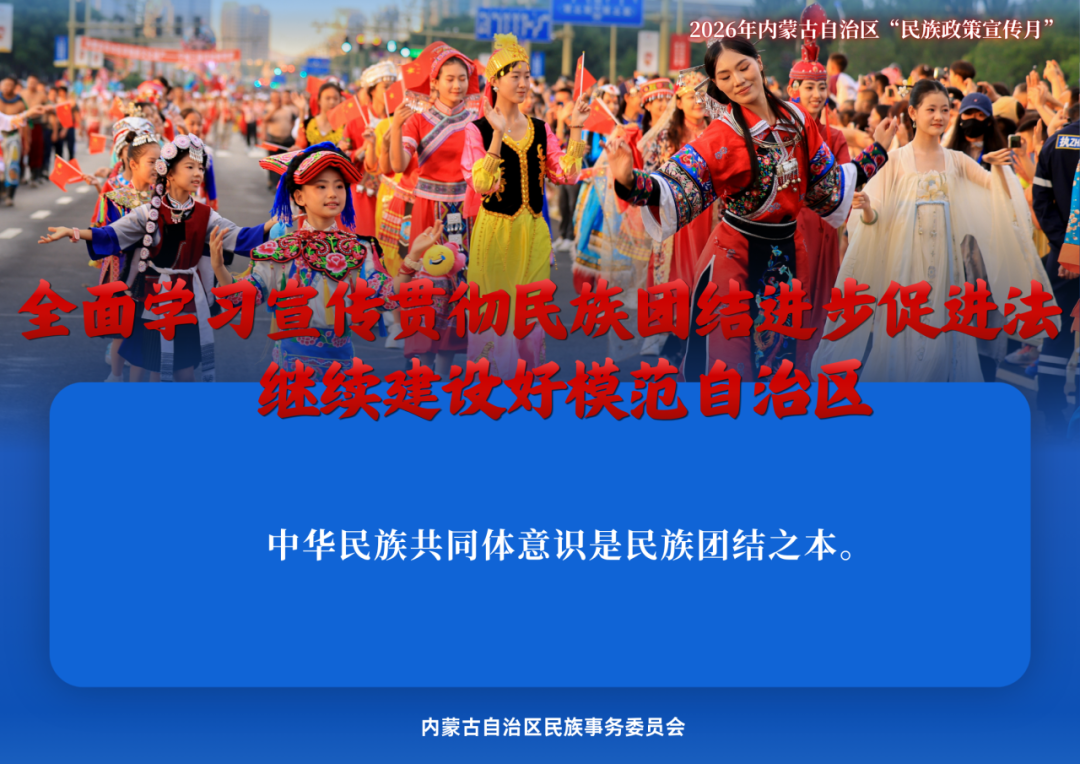 民族政策宣传月 | 2026年内蒙古“民族政策宣传月”海报来了 ！ 第5张