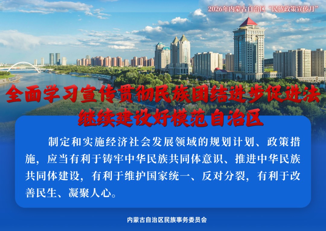 民族政策宣传月 | 2026年内蒙古“民族政策宣传月”海报来了 ！ 第12张