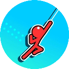 火柴人绳索跑酷