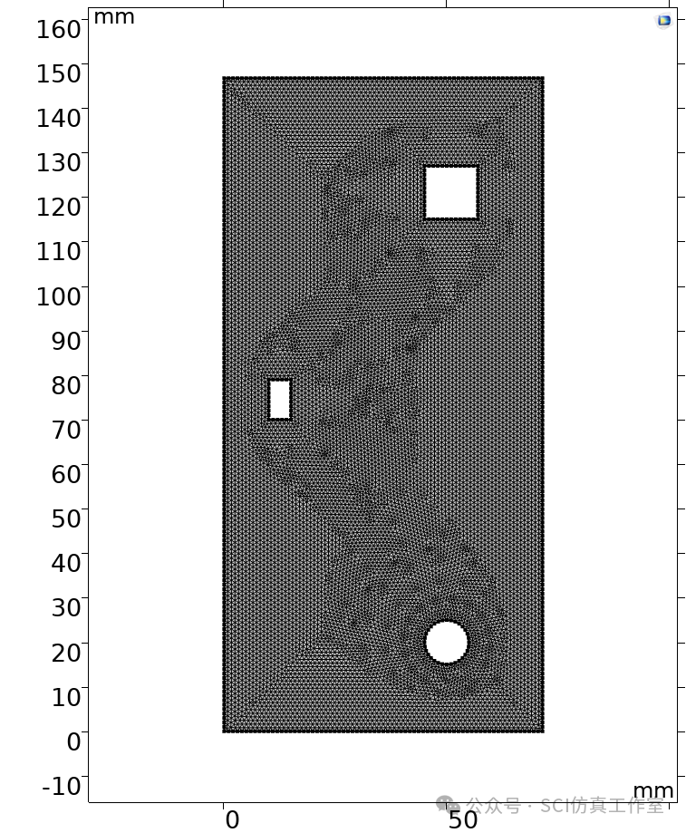 Comsol 单个或多个热源的散热结构拓扑优化的图7