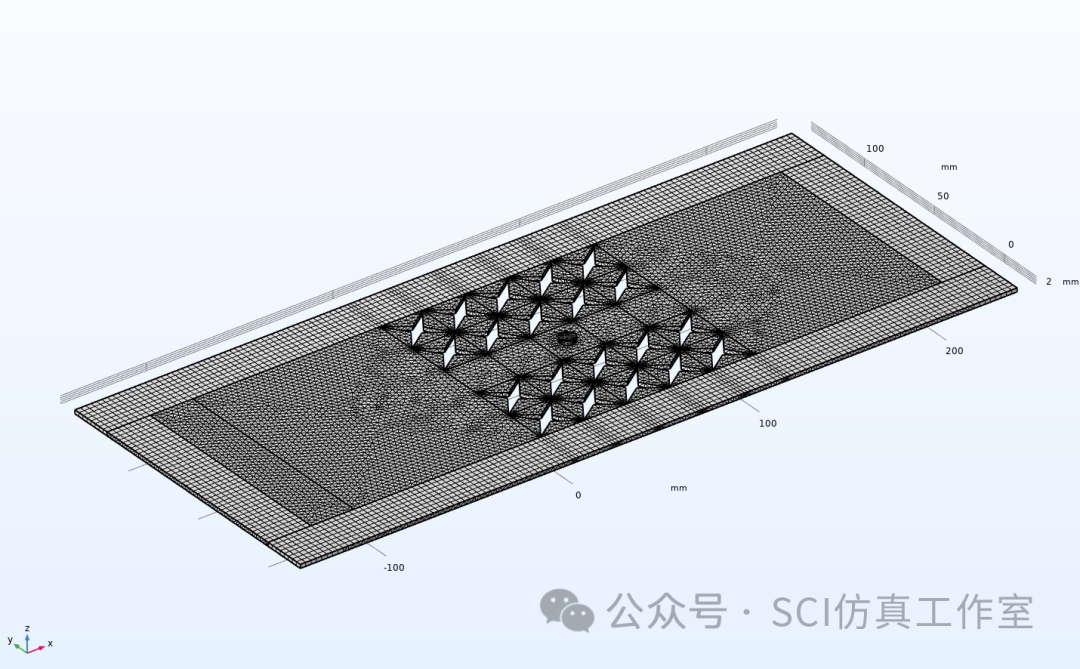 Comsol 考虑波导的二维星形空穴型声子晶体线缺陷压电能量收集优化方案的图8