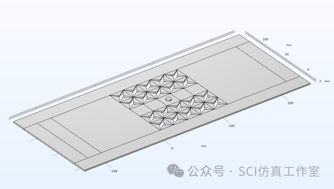Comsol 考虑波导的二维星形空穴型声子晶体线缺陷压电能量收集优化方案的图6