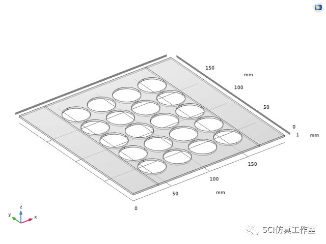 Comsol 声子晶体带隙特性及传输频谱的图6