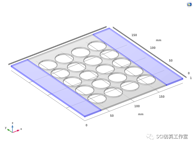 Comsol 声子晶体带隙特性及传输频谱的图8