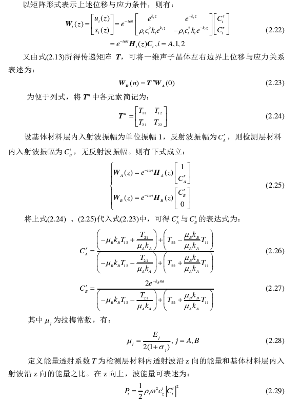 Matlab 一维层状声子晶体振动传输特性的图5