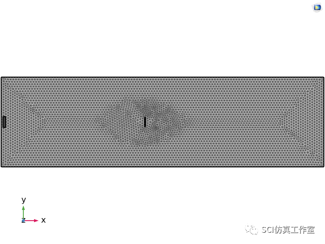 Comsol 钢板lamb波发射与接收（有裂纹）的图6