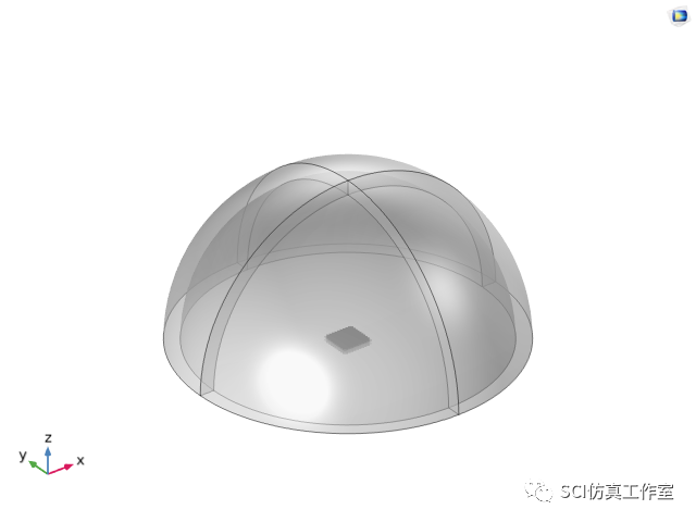 Comsol 双层薄板夹芯结构声辐射响应的图5