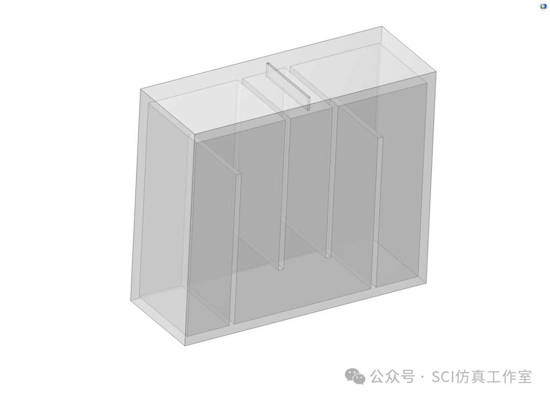 Comsol 具有对称盘绕空间的超材料的低频吸声的图7