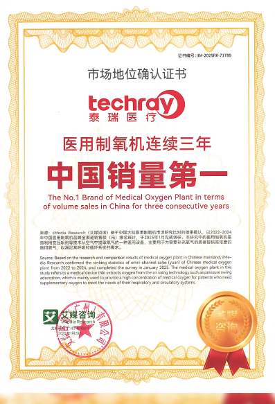 泰瑞制氧机怎么样【会员】泰瑞医疗连续三年获“中国医用制氧机销量第一”论证_https://www.jmylbn.com_新闻资讯_第2张